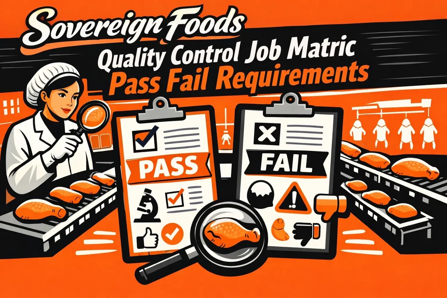 Sovereign Foods Quality Control Job Matric Pass Fail Requirements