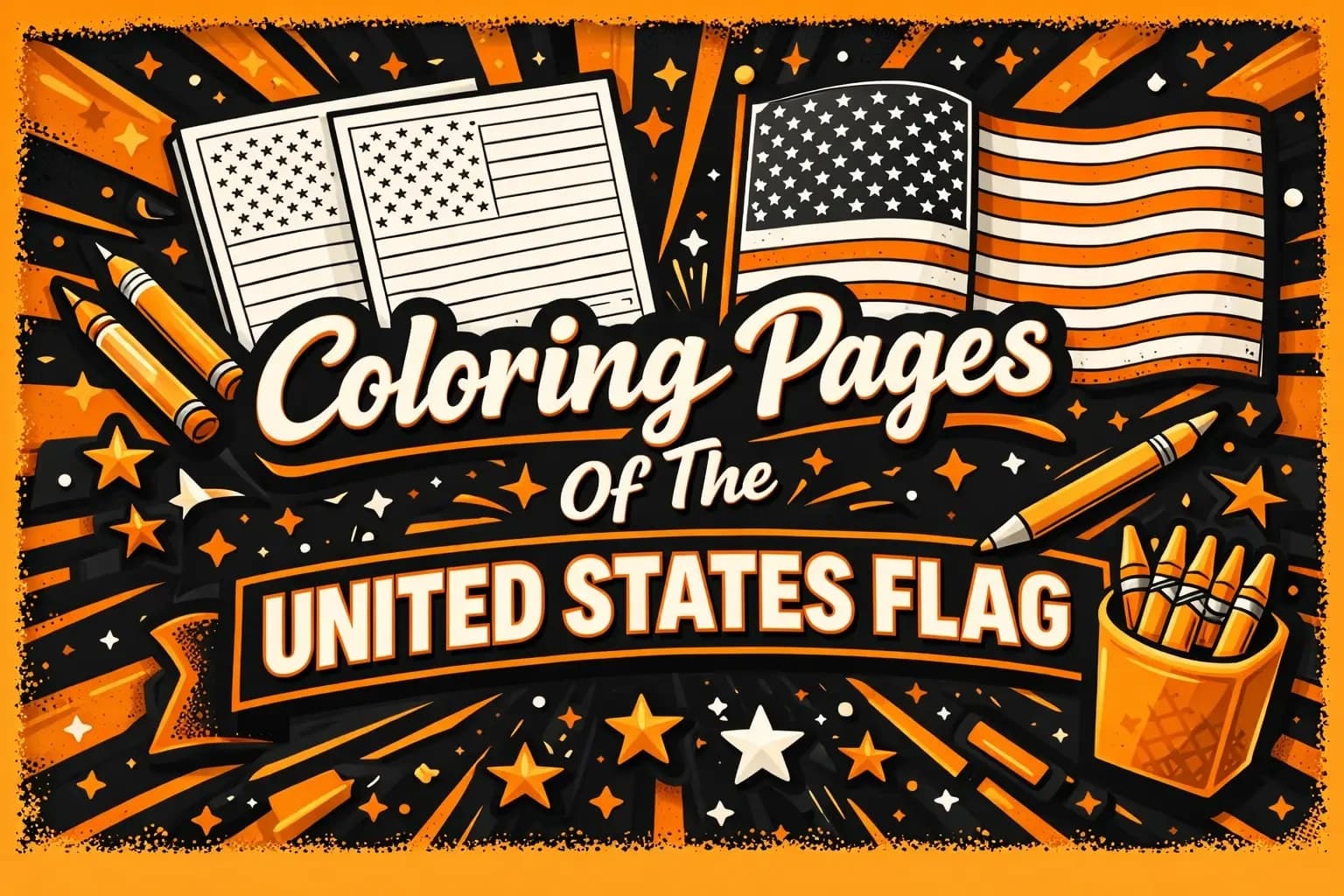 Coloring Pages Of The United States Flag