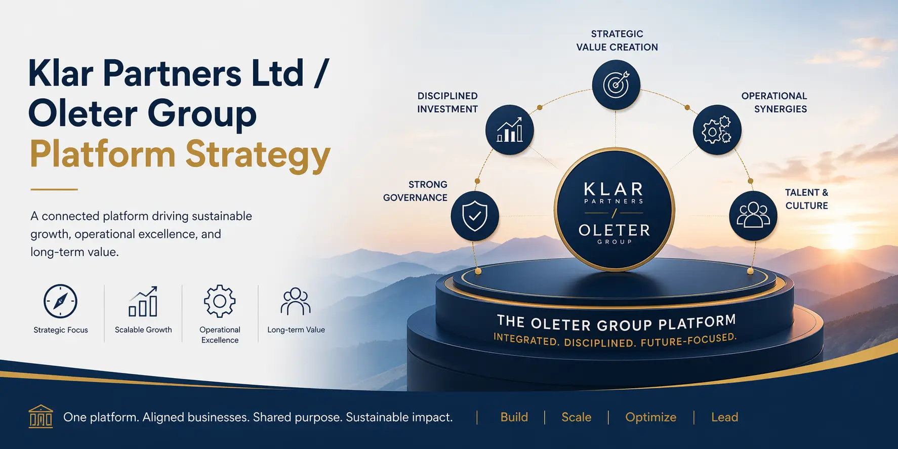 Klar Partners Ltd / Oleter Group Platform Strategy