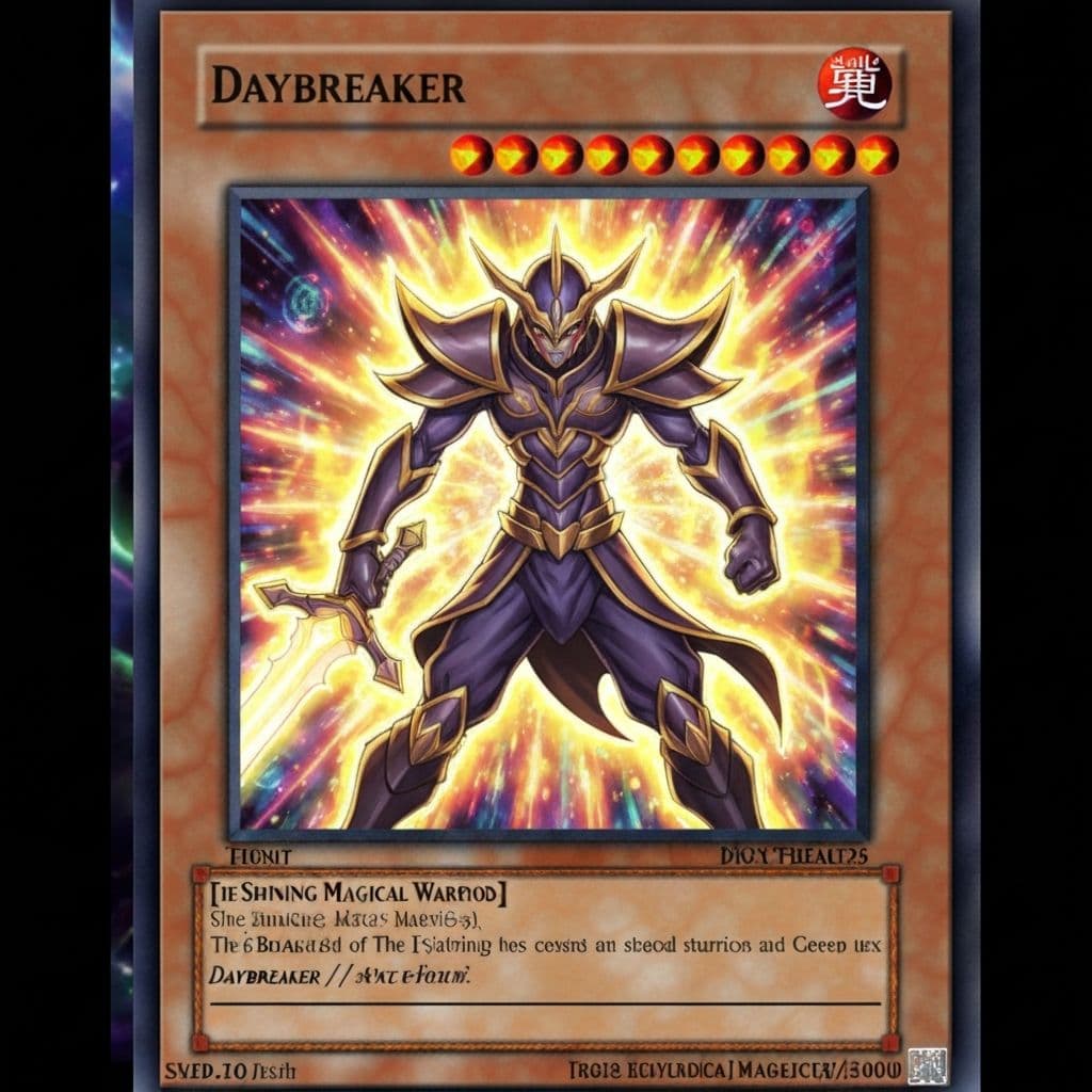 Yugioh Daybreaker The Shining Magical Warrior Yugpedia